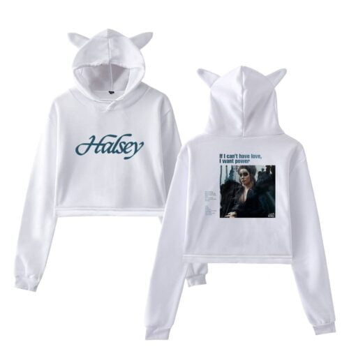 Halsey Cropped Hoodie #3 + Gift