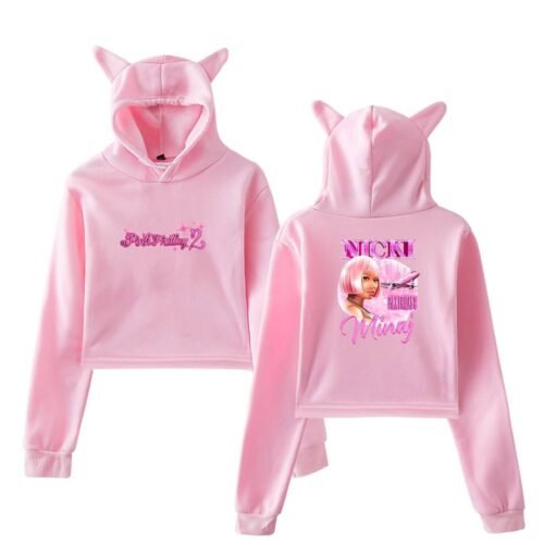 Nicki Minaj Cropped Hoodie #5 + Gift