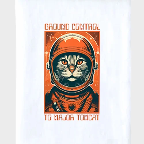 Major Tom Cat Blanket #1