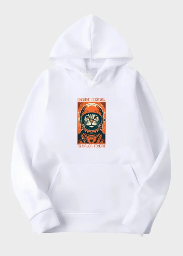Major Tom Cat Hoodie #w1