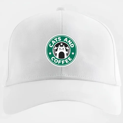 Starbucks Cat Baseball Cap #w1