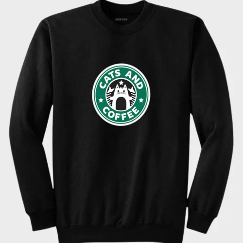 Starbucks Cat Sweatshirt #1