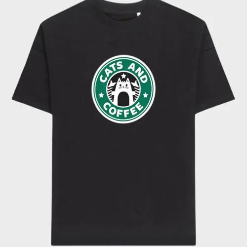 Starbucks Cat T-Shirt #1