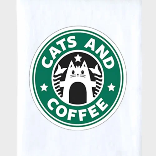 Starbucks Cat Blanket #1