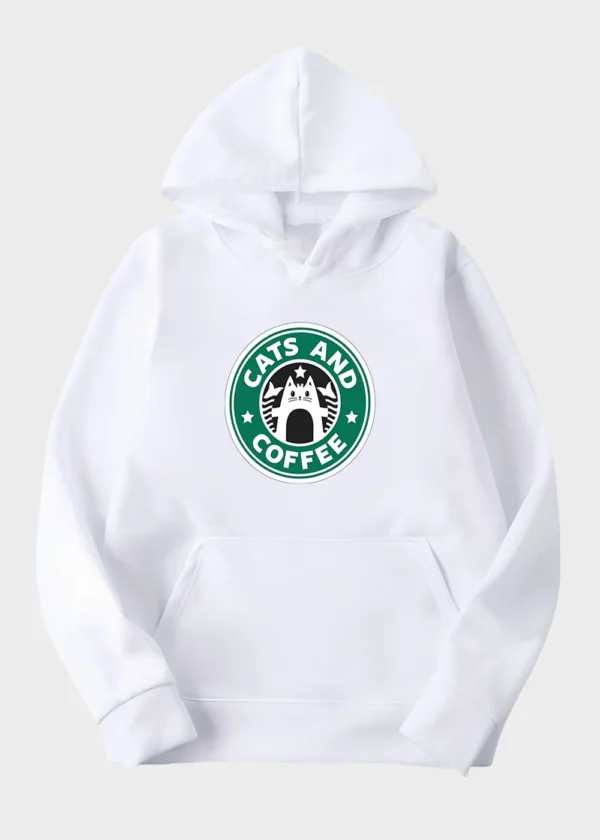 Starbucks Cat Hoodie #w1