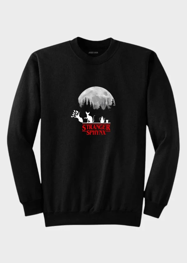 Stranger Things Cat Sweatshirt #1