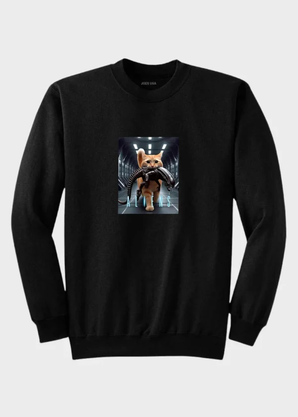Alien Cat Sweatshirt #1