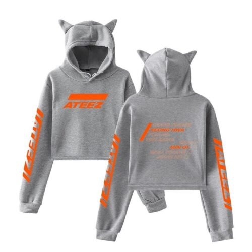 Ateez Cropped Hoodie #3