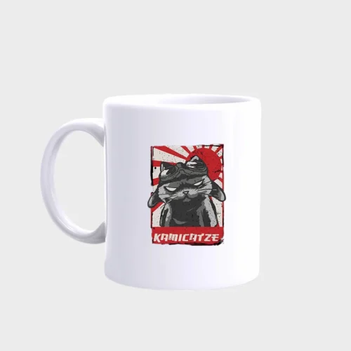 Kamikaze Cat Mug #1
