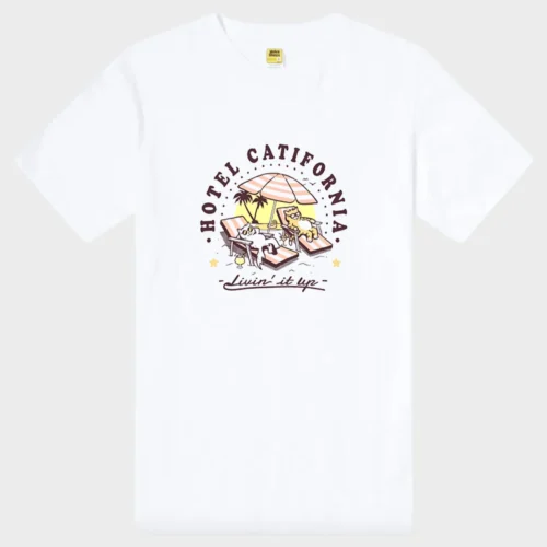 Hotel California Cat T-Shirt #w1