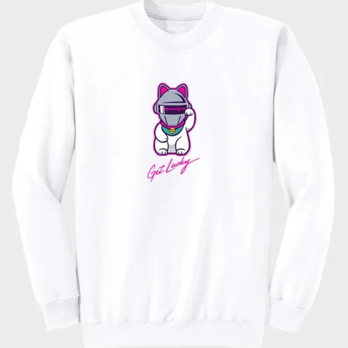 Daft Punk Cat Sweatshirt #w1