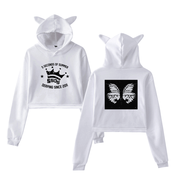 5SOS Cropped Hoodie #13 + Socks - Image 5