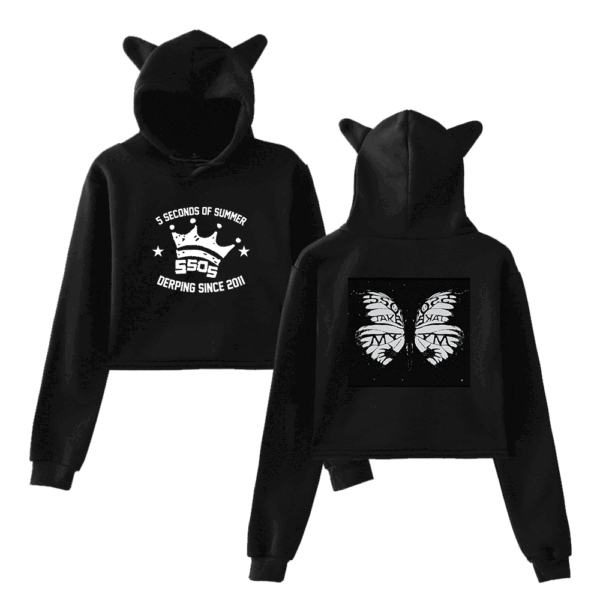 5SOS Cropped Hoodie #13 + Socks - Image 4