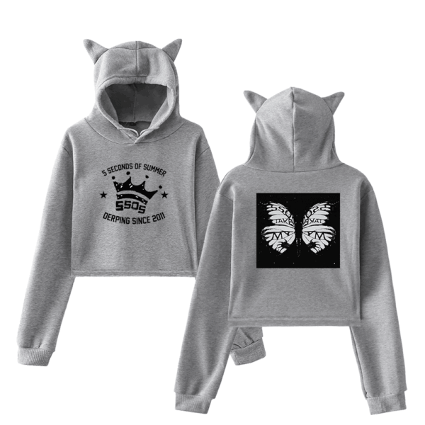 5SOS Cropped Hoodie #13 + Socks - Image 3