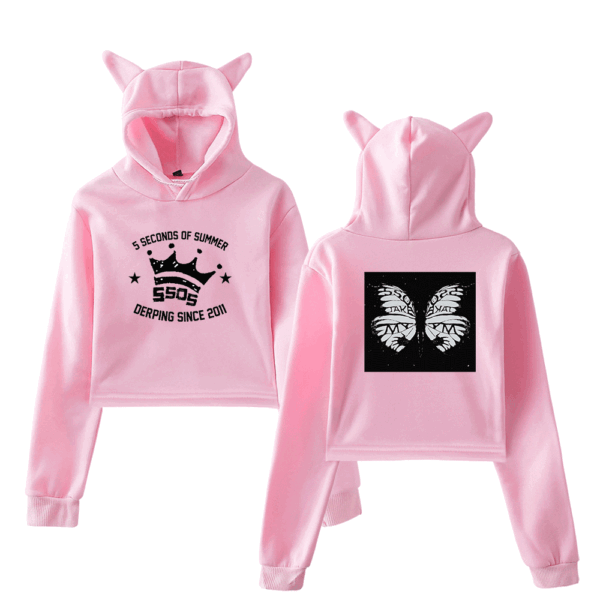 5SOS Cropped Hoodie #13 + Socks - Image 2