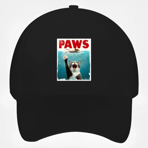 Jaws Cat Baseball Cap #1