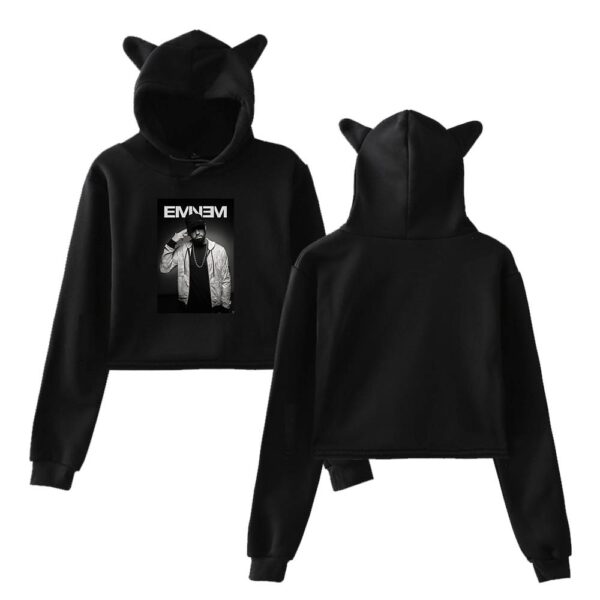 Eminem Cropped Hoodie #8 - Image 2