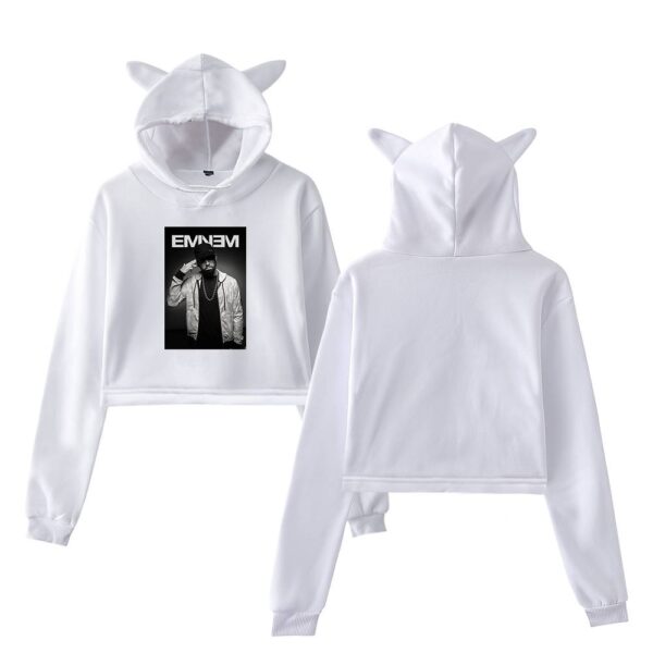 Eminem Cropped Hoodie #8 - Image 3