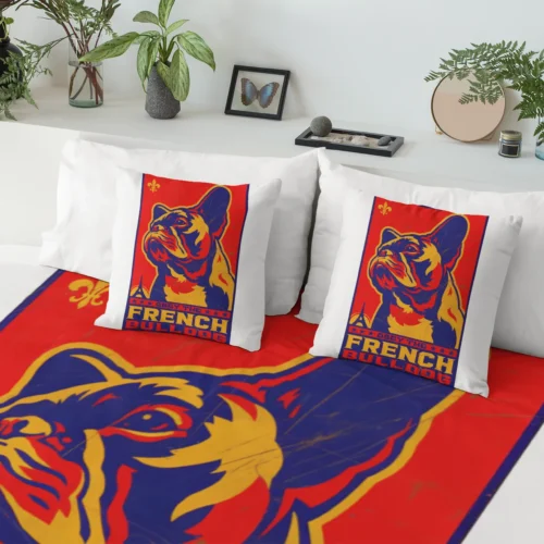 French Bulldog Bedsheets + 2 Pillowcases #9