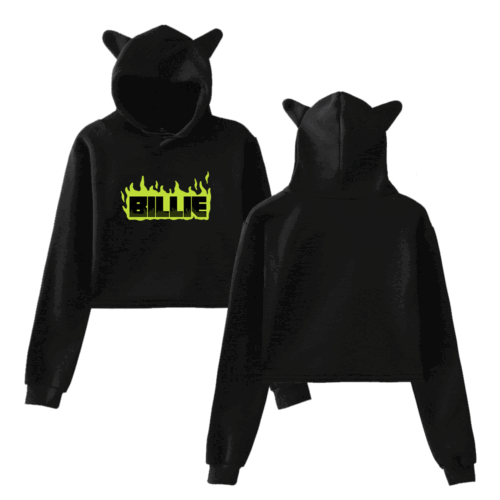 Billie Eilish Cropped Hoodie #5