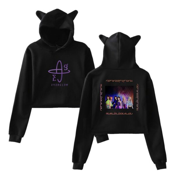 Everglow Cropped Hoodie #2 - Image 2