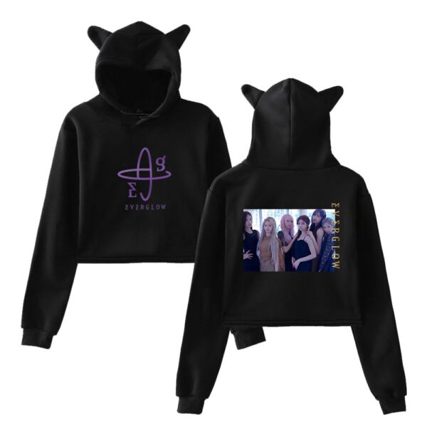 Everglow Cropped Hoodie #4 - Image 4