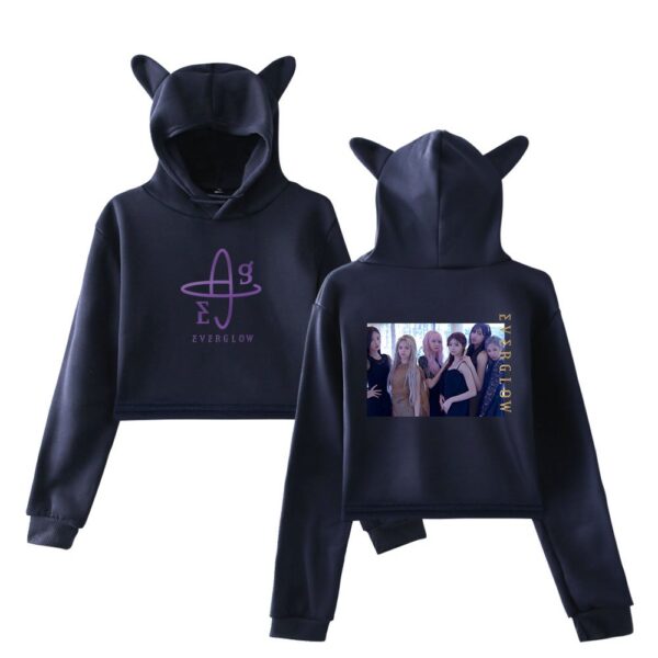 Everglow Cropped Hoodie #4 - Image 3