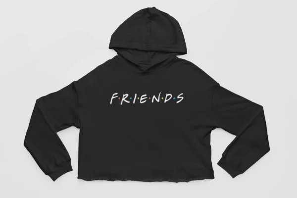 Tv Friends Cropped Hoodie #5 Classic