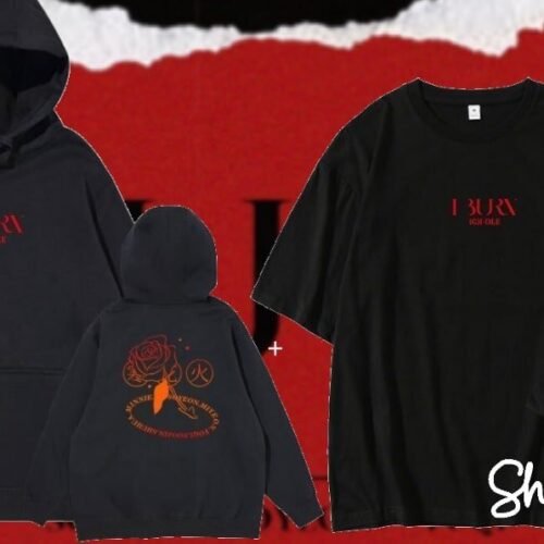 Gidle I Burn Hoodie + T-Shirt Pack