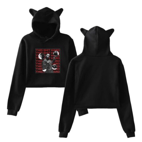 Kendrick Lamar Cropped Hoodie #16