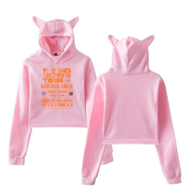 Kendrick Lamar 2022 Concert Cropped Hoodie - Image 3