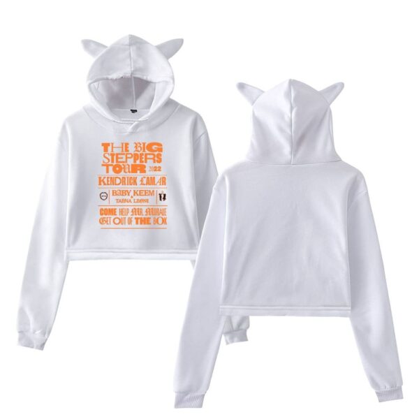 Kendrick Lamar 2022 Concert Cropped Hoodie - Image 2