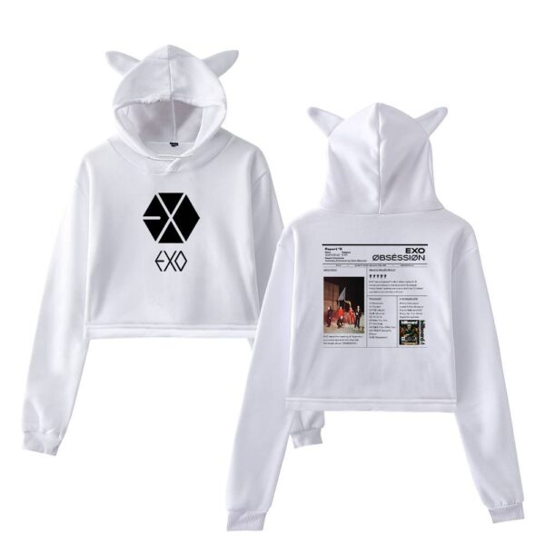 EXO Cropped Hoodie #4 - Image 2