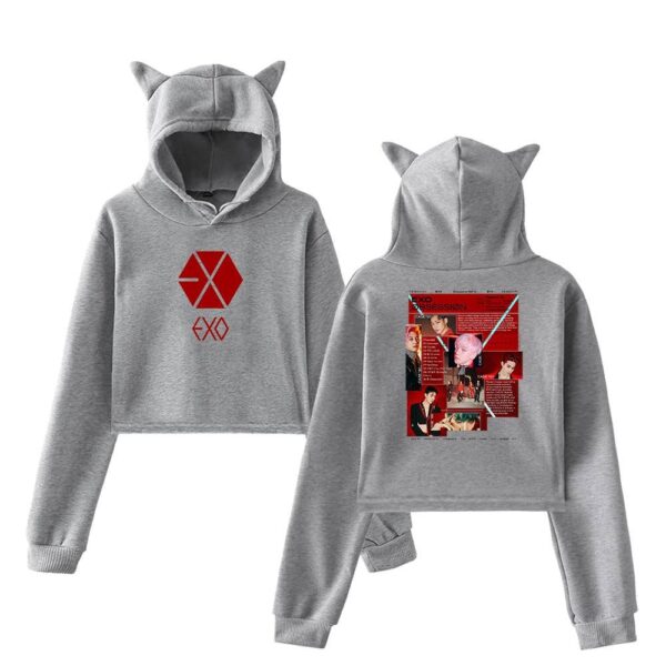 EXO Cropped Hoodie #1 - Image 4