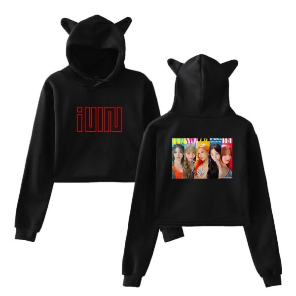 Gidle I Sway Cropped Hoodie #1 - Image 2