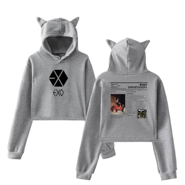 EXO Cropped Hoodie #4 - Image 4