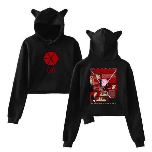 EXO Cropped Hoodie #1 - Image 2