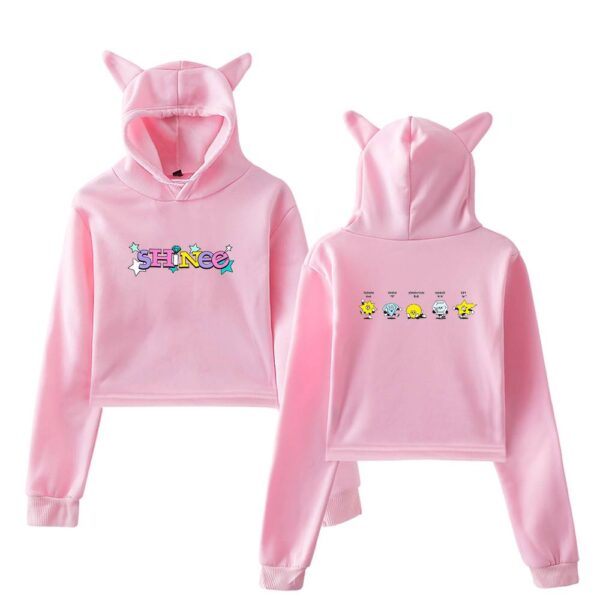 SHINee Cropped Hoodie #8 - Image 5