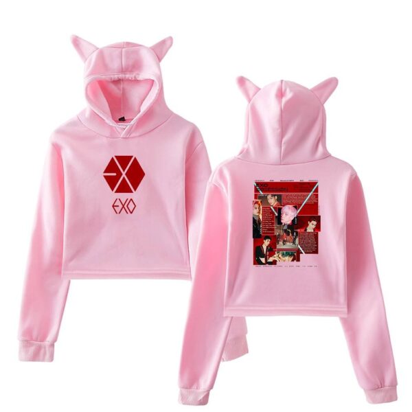 EXO Cropped Hoodie #1 - Image 5