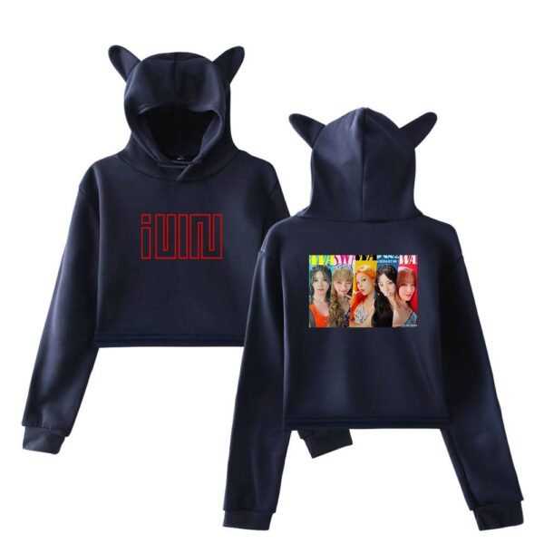 Gidle I Sway Cropped Hoodie #1 - Image 3