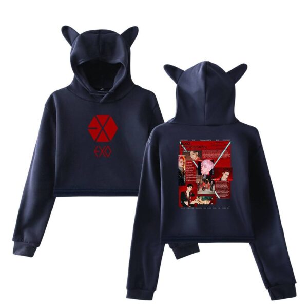 EXO Cropped Hoodie #1 - Image 3