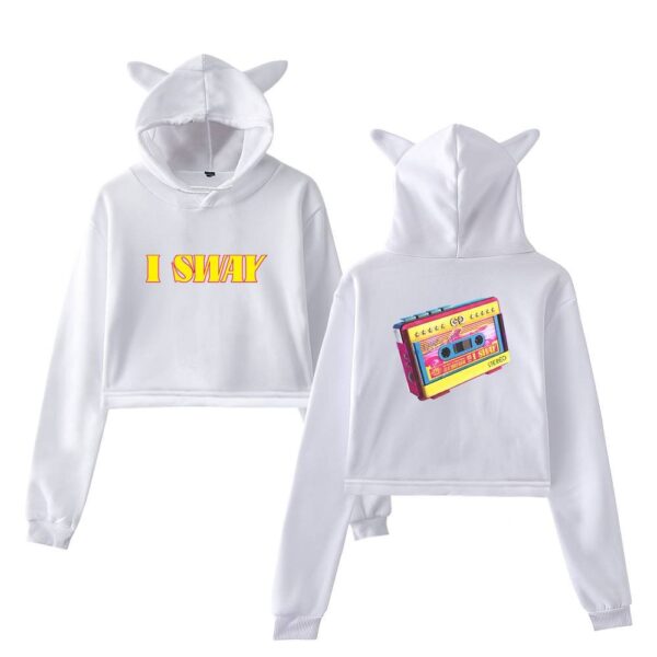Gidle I Sway Cropped Hoodie #2 - Image 3