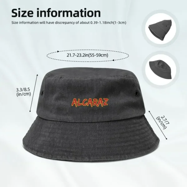 Carlos Alcaraz Tennis Bucket Hat #2 - Image 3