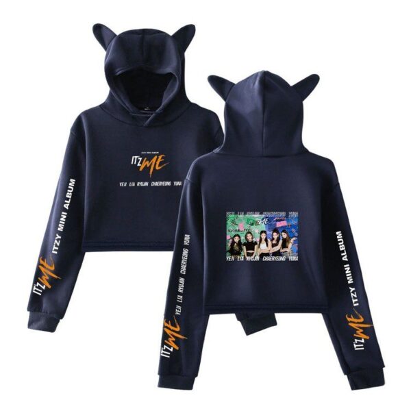 Itzy Cropped Hoodie "ItzMe" #2 - Image 2