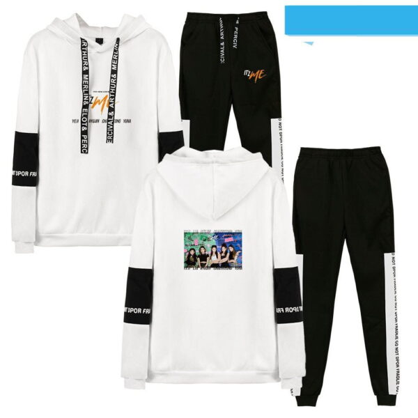 Itzy "ItzMe" Hoodie + Pants Set #1 + Socks - Image 2