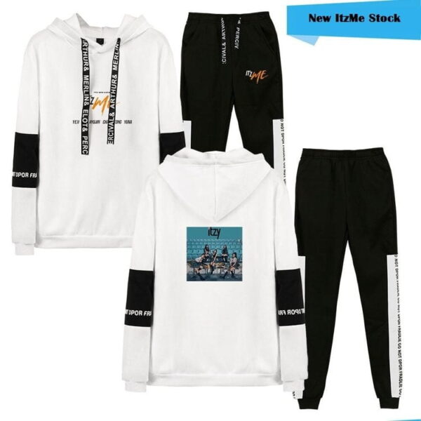 Itzy "ItzMe" Hoodie + Pants Set #3 + Socks - Image 4