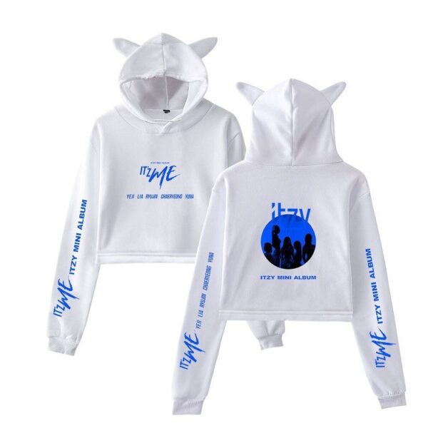 Itzy Cropped Hoodie "ItzMe" #3 - Image 3