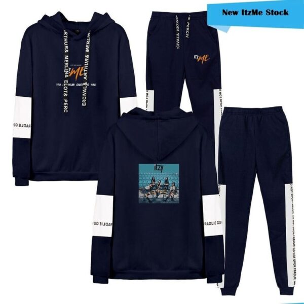 Itzy "ItzMe" Hoodie + Pants Set #3 + Socks - Image 2