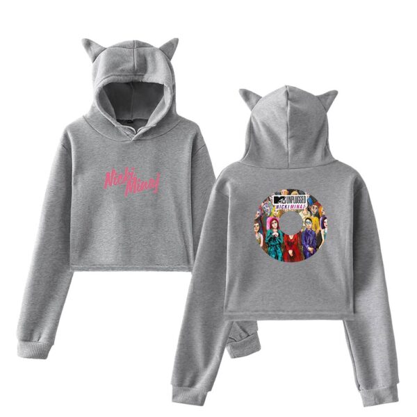 Nicki Minaj Cropped Hoodie #6 - Image 4