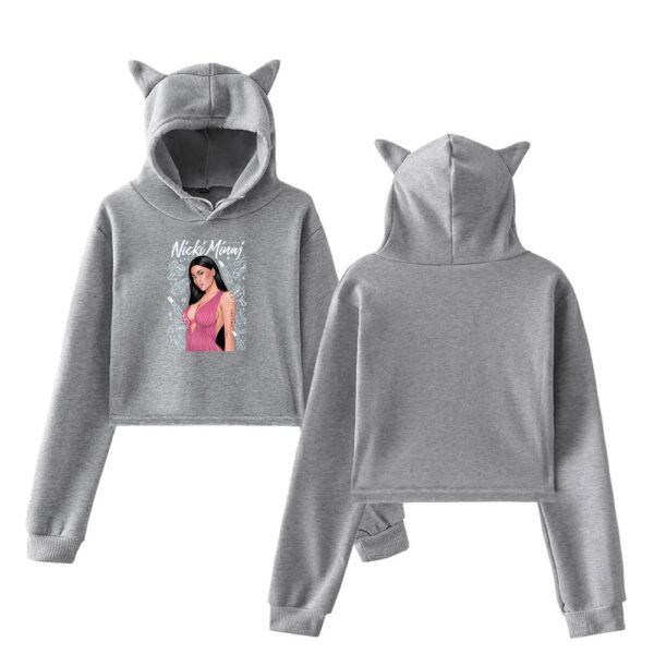 Nicki Minaj Cropped Hoodie #7 - Image 4